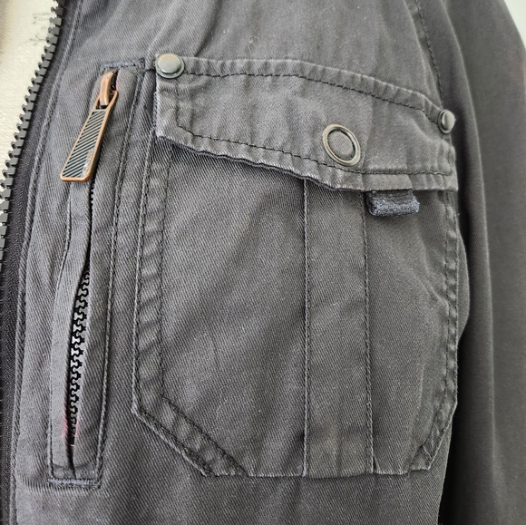 Jack & Jones Mens Bomber Utility Jacket - Picture 10 of 16